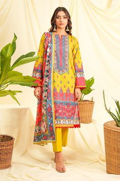 Zellburry WUC21X30354 Cambric Collection 2022 Default Title Zellburry WUC21X30354 Cambric Collection 2022 Original brand suit fabric and photography lite diffrance in actual print. Multicolor Long Sleeve Cotton Lawn Suit, Yellow Floral Print Lawn Suit For Eid, Festive Yellow Digital Print Lawn Suit, Multicolor Printed Unstitched Suit For Summer, Summer Multicolor Printed Unstitched Suit, Festive Yellow Lawn Suit With Digital Print, Spring Multicolor Cambric Unstitched Suit, Multicolor Digital Print Unstitched Lawn Suit, Spring Cotton Suit With Printed Motifs