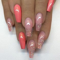 Ballerina Nail Art, Casket Nails, Ballerina Nail, Wedding Acrylic Nails, Nagel Tips, Her Nails, Super Nails, Nail Art Wedding, Ballerina Nails