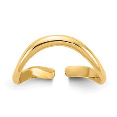 Gold Toe Rings, Toe Polish, Summer Beach Jewelry, Yellow Rings, Bow Jewelry, Toe Ring, Gold Polish, Fine Jewelry Gift, Jewelry Companies