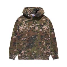 Serif Logo Embroidered Hoodie – Awake NY Camouflage Cotton Sweatshirt With Drawstring Hood, Camouflage Hoodie With Drawstring For Streetwear, Camouflage Hoodie Sweatshirt With Adjustable Hood, Camouflage Cotton Hooded Sweatshirt, Camouflage Cotton Hoodie With Long Sleeves, Camouflage Long Sleeve Cotton Hoodie, Camouflage Cotton Hoodie For Fall, Camouflage Cotton Sweatshirt For Streetwear, Military Style Cotton Hoodie With Long Sleeves