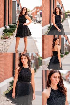 A model in a Sherri Hill cocktail dress features a halter beaded neckline with a pleated tulle skirt. Halter Neck Tulle Prom Dress, Elegant Tulle Homecoming Dress, Elegant Tulle Dress For Homecoming, Chic Halter Neck Homecoming Dress, Chic Halter Neck Dress For Homecoming, Elegant Summer Halter Dress For Homecoming, Elegant Halter Dress For Cocktail Prom Season, Pleated Tulle Skirt, Pleated Tulle