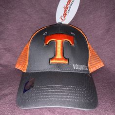 Tennessee Volunteers Rocky Top Structured Mesh Snapback Lightweight Hat Smoke Free Closet Size: Adjustable/Snapback. Color: Orange/Gray. Lightweight Structured Volunteers Is Stitched On The Left Side Of Hat. Please Let Me Know If You Have Any Questions. Thanking For Checking Out My Closet! College Football Athletics Good Ole Rocky Top Smokey Fall Saturdays University Of Tennessee Sec Southeastern Conference It Just Means More Flat Top Hat, Southeastern Conference, Mens Hats Baseball, New York Yankees Logo, Western Star Trucks, Yankees Logo, Rocky Top, Cap Mens, Cap Men