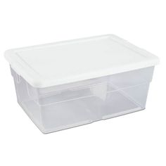 plastic storage box with 3 compartments