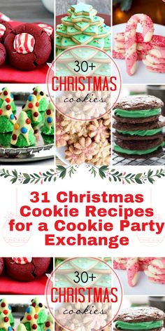 christmas cookie recipes for a cookie party