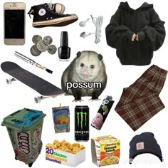 Possum Aesthetic Grunge, Possum Inspired Outfit, Raccooncore Outfit, Trashcore Outfit, Losercore Outfits, Choose Your Outfit