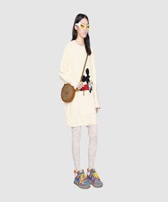 Description Mickey Mouse’s playful image defines this GG backpack, trimmed with light brown leather details that convey a vintage look and feel. In celebration of the Lunar New Year, Disney’s legendary character appears throughout Gucci’s ready-to-wear and accessories for the Cruise 2020 collection, displayed as colorful prints, embroidered patches or jacquard motifs. Size: 6.3″ x 6.3″ x 1.6″/ 16 x 16 x 4 cm 100% genuine materials, matching the quality of the Gucci product (imported from Europe); Disney x Gucci ©Disney Beige/ebony mini GG Supreme canvas with Mickey Mouse print and light brown leather trim Antique gold-toned hardware Leather Interlocking G tag Internal leather tag with © Disney To celebrate the Lunar New Year, Disney and Gucci come together for an exclusive collection. With Mouse Print, Light Brown Leather, Bronze Metal, Lunar New Year, Designer Shoulder Bags, Carry All Bag, Small Shoulder Bag, Lunar New, Metal Hardware