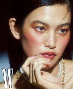 Eri Tachibana, Makeup Layout, Artistic Fashion Photography, Holiday 2024, Red Makeup, W Korea