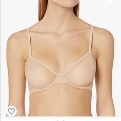 Nwt Calvin Klein Sheer Demi Bra In A 30b. Color Is Bare. Never Been Worn But No Tags. Demi Bra, Womens Calvin Klein, Women's Intimates, Calvin Klein, Bra, Cream, Tags, Women Shopping, Color