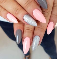 Summer Nails Colors Designs, Nail Artwork, Nails 2018, Pink Gel Nails, Pink Gel, Gel Nail Colors, Super Nails, Viria