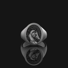 925 Silver Horse Ring - Equestrian Jewelry, Animal Lovers Gift, Elegant Accessory for Her Celebrate the beauty of the equestrian world with our 925 Silver Horse Ring, a perfect gift for her. This elegant piece of animal jewelry is crafted from high-quality silver and designed for horse lovers and those who appreciate the grace of these magnificent animals. Ideal as an equestrian accessory, this ring is both stylish and meaningful, making it a wonderful addition to any jewelry collection. Whether Classic Formal Jewelry With Horse Design, Formal Silver Jewelry With Horse Design, Formal Sterling Silver Jewelry With Horse Design, Collectible Silver Horse Design Jewelry, Vintage Silver Jewelry With Horse Design, Horse Ring, Attractive Eyes, Equestrian Jewelry, Equestrian Lifestyle