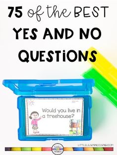 an image of the back to school question box with pencils and markers