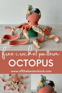 an octopus crochet pattern is featured in this article