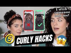 5 CURLY HAIR HACKS | I wish I knew sooner! - YouTube Curly Hair Hacks, Curly Hair Dos, Wavy Hair Tips, Hair Styles For Medium Hair, Styles For Medium Hair, Curly Hair Girl, Everyday Curls, Curl Care, Fine Curly Hair