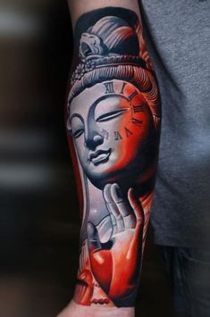 a person with a tattoo on their arm