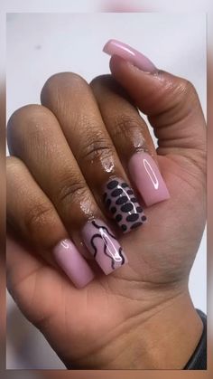 Baddie Short Acrylic Nails Square Pink, French Tip Acrylic Nails, Her Nails, Acrylic Nails Coffin Pink, Long Square Acrylic Nails