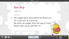 the bee - bop song is shown in this screenshote screen graber