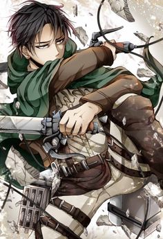 Omg I love Levi so much <3 - Anime, Shingeki no Kyojin, Attack on Titan Anime W, Anime Body, Ouran Host Club, Captain Levi, Ciel Phantomhive, Vampire Knight, Anime Pictures