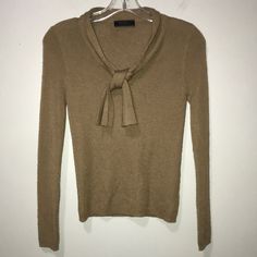 Fall Into This Classy Prada Tan Cashmere Sweater Tie Neck. Gently Loved, No Signs Of Wear, It Doesn’t Fit Me Anymore. Questions? Leave A Comment Below! Tie Neck, Cashmere Sweater, Tan Brown, Cashmere Sweaters, Neck Tie, Prada, Scoop Neck, Cashmere, Sweaters For Women