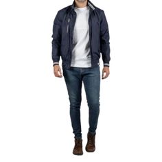 Casual Navy Outerwear For Outdoor Activities, Casual Navy Windbreaker For Work, Casual Blue Windbreaker For Work, Urban Blue Hooded Varsity Jacket, Blue Half-zip Outerwear For Streetwear, Varsity Blue Outerwear With Pockets, Navy Fleece-lined Outerwear For Streetwear, Bubble Vest, Lee Jacket