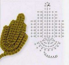 the crochet pattern is shown next to an image of a knitted object