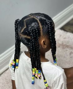 Simple Hairstyles For Black Girls Kids, Toddler Ponytail Hairstyles Black, Natural Kids, Kid Hairstyles