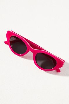 Acetate 100% UV protection Spot clean Imported | Girls Trip Polarized Sunglasses by Eleventh Hour in Pink, Women's, Acetate at Anthropologie Pink Gradient Sunglasses In Acetate, Pink Acetate Sunglasses With Mirrored Lenses, Pink Tinted Acetate Sunglasses, Trendy Acetate Cat Eye Sunglasses With Uva Protection, Trendy Acetate Cat Eye Sunglasses With Uv Protection, Modern Pink Plastic Cat Eye Sunglasses, Polarized Sunglasses, Girls Trip, Uv Protection