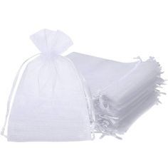 PRICES MAY VARY. [ BEAUTIFUL DESIGN ] - High quality sheer organza and satin drawstring, very beautiful and elegant, cute pouches, make your gift look cute, upscale and attractive. [ TERRIFIC GIFT BAGS ] - Suitable for any occasion, great for paity, Wedding, Company, Church, Hotels, Stores to wrap favor gift. Pack presents of Christmas, Halloween, Anniversaries, Valentine's Day, Festival and kingd of promotion gifts. [ MULTI PURPOSE ] - Perfect for storing jewelry like earrings, bracelets, neckl Organza Wedding, Wedding Travel, Jewelry Pouches, Mini Accessories, Wedding Gift Bags, Wedding Favor Bags, Wedding Party Jewelry, Valentine Wedding, Wedding Party Favors