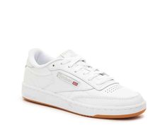 Reebok Club Sneaker - Women's Women's Shoes | DSW Reebok Club C Double Sneaker, Reebok Shoes Women, Reebok Classic Sneakers, Reebok Club C 85, Athleisure Shoes, White Reebok, Club C 85, Athleisure Women, Reebok Sneakers