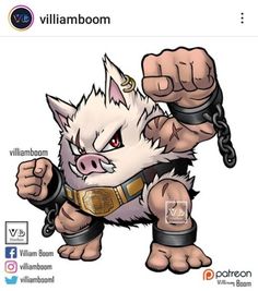 an image of a cartoon character that appears to be in the video game villainboom