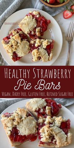 strawberry bars Healthy Strawberry Pie, Strawberry Pie Bars, Frozen Strawberry Desserts, Frozen Strawberry Recipes, Almond Flour Desserts, Easy Strawberry Desserts, Strawberry Bars