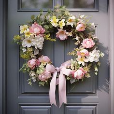 30+ Spring Wreath Ideas To Adorn Your Front Door This Season