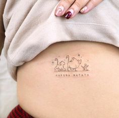 a woman's stomach with the word mauna mata written on it