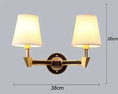 Is Bulbs Included: No Size:15*26cm、38*26cm Voltage: 110V ~ 240V Body Material: Copper、 Fabrics Install Style: Surface mounted Base Type: E14 Application: livingroom Application: Bedroom Application: Staircase Item Type: Copper Wall Lamps Light Source: LED lamp Warranty: 1 years Power Source: AC Certification: CCC Copper Bedroom, Bedroom Bedside Lamp, Living Room Background, Copper Lamps, Simple Living Room, Copper Wall, Modern Lamp, Wall Lamps, Minimalist Bedroom