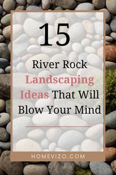 Create sculptures or statues from recycled materials like old tires, metal scraps, or wooden pallets. These can be crafted into whimsical creatures, abstract shapes, or even functional items like birdbaths or planters. Not only are they eco-friendly, but they also offer a distinct and artistic touch to your garden. Rockscape Front Yard Rock Landscaping, River Rock Landscaping Edging Garden Borders, Yard Rock Art, Using Stones In Landscaping, Creek Seating Area, Front Yard Stone Landscaping Ideas, Rock Landscape Front Yard, Dry Scape Front Yard