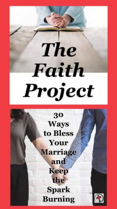 the faith project book cover with two people holding hands