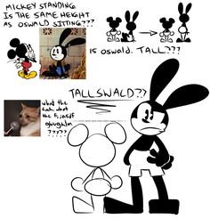 an image of mickey mouse and other cartoon characters with their names on them, as well as