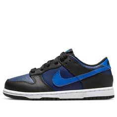 (PS) Nike Dunk Low 'Black Midnight Navy' DH9756-402 (SNKR/Skate/Casual/Low Top) Nike Sporty Black Skate Shoes, Nike Black Sneakers For School, Blue Sporty Skate Shoes For School, Midnight Navy, Nike Dunk Low, Dunk Low, Nike Dunk, Nike Dunks, Low Top