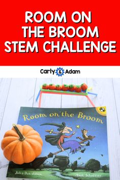 Room on the Broom STEM Challenge Candy Pumpkin Stem, Room On A Broom Activities For Kids, Room On The Broom Stem, Room On The Broom Craft, Room On The Broom Activities, 2nd Grade Halloween, Candy Pumpkins, Straw Broom, 3rd Grade Activities