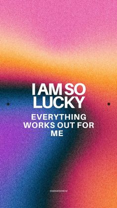 i am so lucky that everything works out for me cover art by mark knack