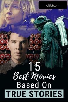 the cover of 15 best movies based on true stories