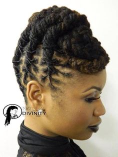 I don't think I'll be doing any full up do's for a long time, but if and when I do... Nice Dreadlocks Hairstyles, Thick Loc Updo Styles, Pin Up Loc Styles For Women, Cornrow Ponytail Styles, Lock Styles, Dreadlocks Styles, Dreadlocks Hairstyles