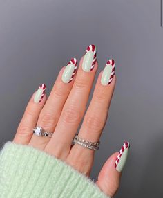 Festive Nails, Cute Christmas Nails, Nail Candy, Nail Styles