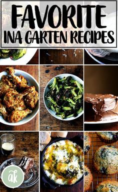 the cover of favorite ina garden recipes