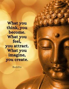 buddha quote about what you think you become