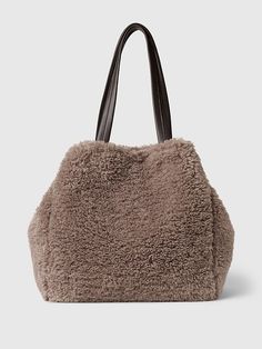 Faux Fur Tote Bag Cute Gifts For Mom Christmas, Fur Tote Bag, Christmas Purse, Suede Tote Bag, Winter Bags, Perfect Purse, Suede Tote, Gadget Gifts, Christmas Mom