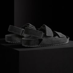 Our double strap Velcro sandal is made in soft suede with adjustable straps. This sandal is set on a supportive molded foot bed with an all suede lined insole and rubber outsole.Additional Information:• Fabric: Soft Suede Black Suede Sandals With Leather Footbed, Black Suede Footbed Sandals For Summer, Black Suede Sandals With Textured Footbed, Black Suede Sandals With Suede Lining, Black Suede Sandals With Removable Insole, Modern Suede Sandals With Buckle Closure, Suede Sport Sandals With Removable Insole, Suede Double Strap Sandals With Textured Footbed, Black Suede Sandals With Cushioned Footbed