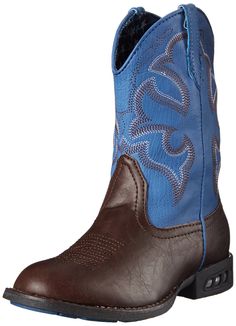 PRICES MAY VARY. Light up Flexible sole Non marking outsole Square toe Padded insole Boots Mid Calf, North Face Kids, Roper Boots, Waterproof Winter Boots, Boys Sneakers, Cowboy Boot, Classic Sneakers, Western Outfits, Casual Boots