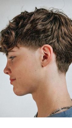 Boys Messy Haircut, Messy Flow Hairstyle Men, Textured Fringe Haircut Men, Fade With Long Hair On Top, Middle School Boy Haircut, Haircuts For Teen Boys, Blowout Taper Fade, Boys Haircuts Curly Hair, Teen Haircuts