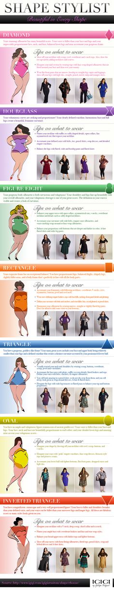 It will be great to Know Your Shape, Learn Your Style. Especially for plus size curvy ladies Plus Size Brides, Plus Size Fashion Tips, Curvy Fashionista, Fashion Friday, Full Figured, Curvy Fashion, Look Fashion, Fitness Inspiration