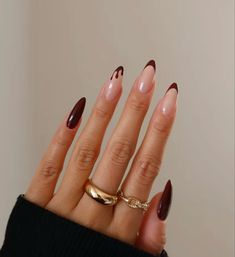 Vampire Nails, Blush Nails, Hot Nails, Stick On Nails, Minimalist Nails